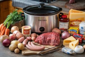 Foods that should not be cooked in a slow cooker: dairy, delicate vegetables, seafood, pasta, and lean meats.