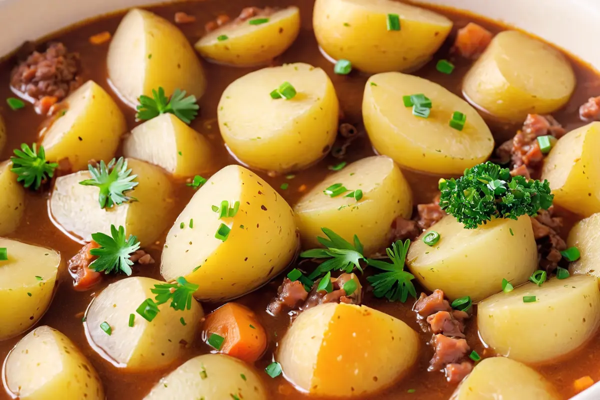 stewed potatoes recipe