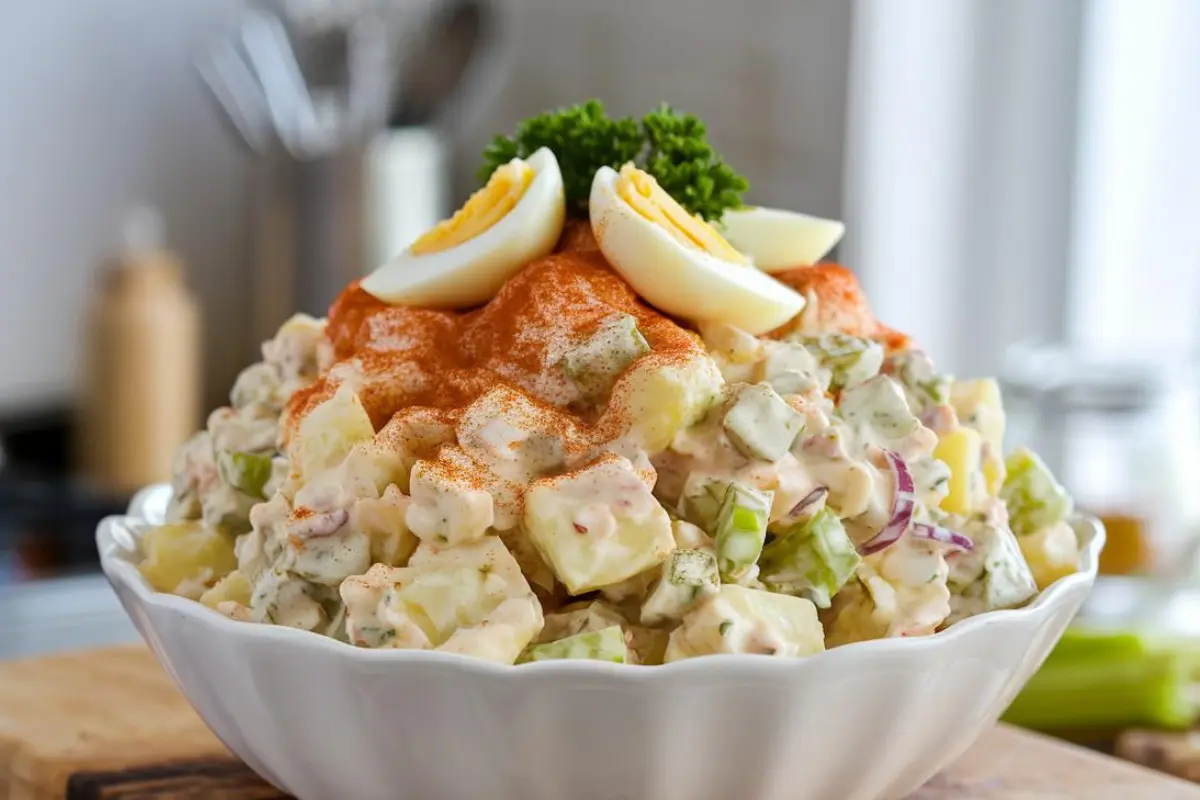 Hellmann’s potato salad with creamy mayo and tender potatoes