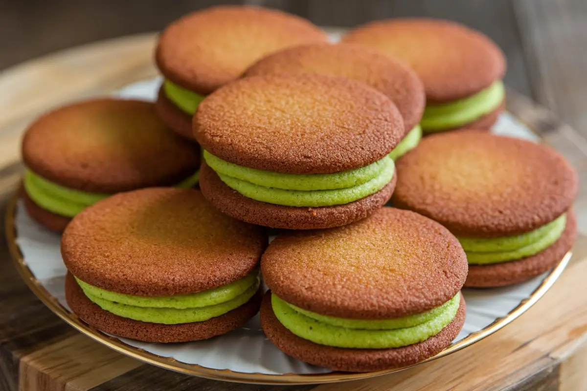 anise cookie recipe on a plate with white glaze and sprinkles