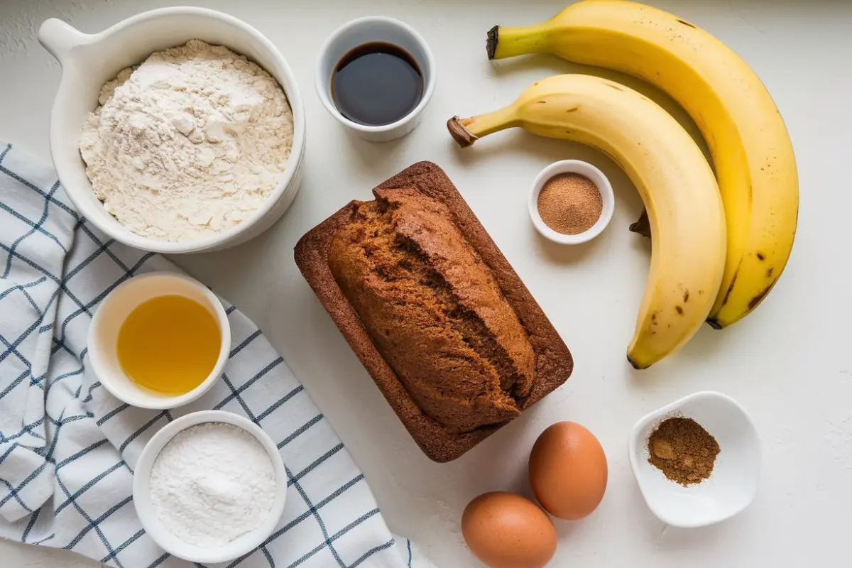 banana bread recipe without baking soda